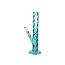 Glasbong "Blau/Transparent" mit Eis, Höhe...