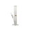 Glasbong Schwere Bong mit Streufen, Chillum und Eis, 38cm