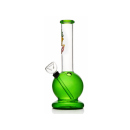 Glasbong "Rasta" Grün, 20cm