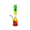 Glasbong "Rastafarben mit Blattlogo" m. Perkolator u. Eis, 40cm