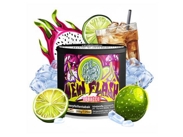 187tobacco - New Flash (Cola, Drachenfr., Limette) - 200g (29,90 Euro)