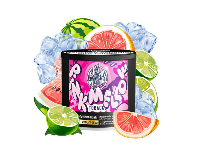 187tobacco - Pink Mellow (Grapefrucht, Limette, Wasserm.) - 200g (29,90 Euro)
