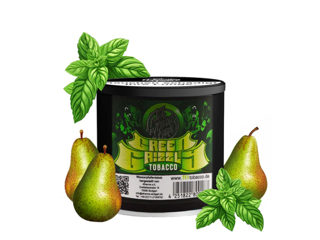 187tobacco - Green Grizzly (Menthol, Birne) - 200g (29,90 Euro)