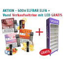 AKTION 600x ELFBAR ELFA + Vozol Verkaufsvitrine mit LED -...