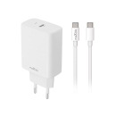 Maxlife - Netzstecker 1x USB-C + Kabel USB-C auf USB-C