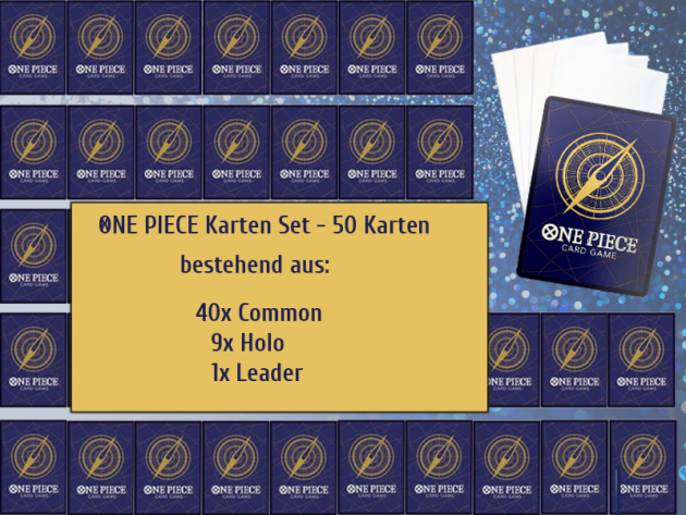 ONE PIECE  Karten Set - 50 Karten