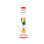 Glasbong "Jamaika/Hanfblatt", klar ; Diffusor; Ø 4,5 cm; H: 35 cm; Schliff 18 mm