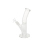 Glasbong "Boss", klar; Ice; gebogen; Ø 3 cm; H: 22 cm; Schliff 18 mm