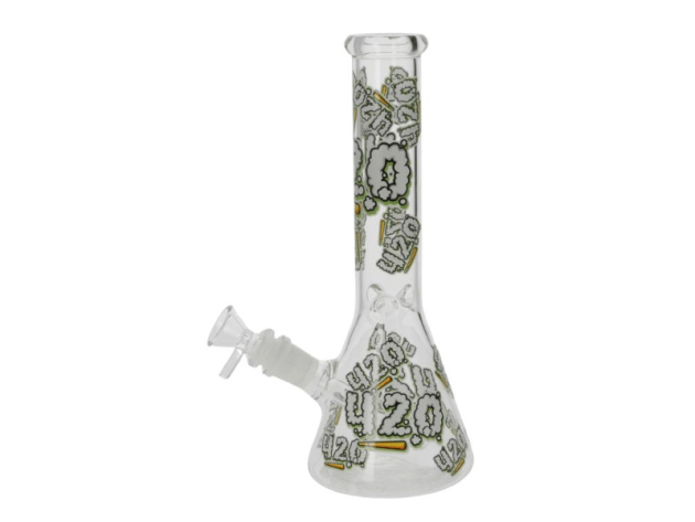 Glasbong "Boss", 420 transp.; Ice; konisch; Ø 3 cm; H: 25,5 cm; Schliff 18 mm