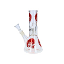 Glasbong "Bird"; 4-fach sort.; Höhe 20 cm, Percolator & Chillum