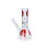 Glasbong "Bird"; 4-fach sort.; Höhe 20 cm, Percolator & Chillum