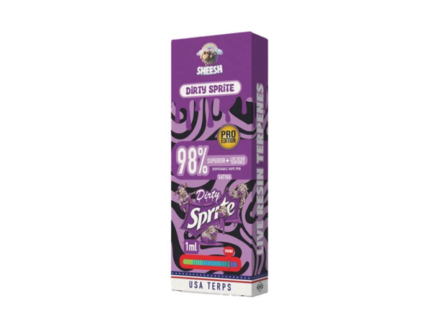 SHEESH Superior Pro - Dirty Sprite (Zitrone, Limette) - Blend 98% - 1ml
