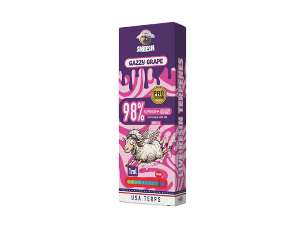 SHEESH Superior Pro - Gazzy Grape (Traube) - Blend 98% - 1ml