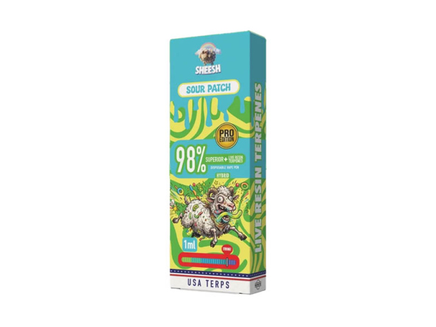 SHEESH Superior Pro - Sour Patch (Süßigkeiten) - Blend 98% - 1ml