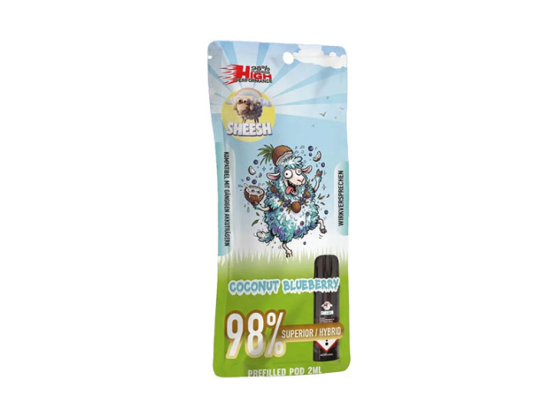 SHEESH Signature Pod - Coconut Blueberry (Kokosnuss, Blaubeere) - Blend 98% - 2ml