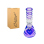 Glasbong "Pastell"; 3-fach sort.; Ø 4 cm; Höhe 20 cm, Chillum & Perkolator