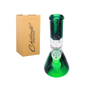 Glasbong "Graffiti"; 4-fach sort.; Ø 4 cm; Höhe 20 cm, Chillum & Perkolator