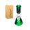 Glasbong "Graffiti"; 4-fach sort.; Ø 4 cm; Höhe 20 cm, Chillum & Perkolator