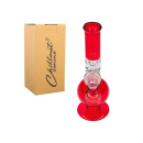 Glasbong "ICE"; 3-fach sort.; Ø 2,8 cm; Höhe 18 cm, Chillum & Perkolator