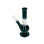 Glasbong "ICE"; 3-fach sort.; Ø 2,8 cm; Höhe 18 cm, Chillum & Perkolator