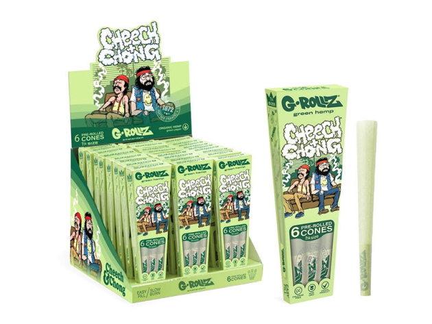 G-ROLLZ Cheech & Chongi "Sofa" Geruchsdichter Beutel - 6 1¼ Cones (24er Pack)