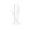 Glasbong "Cactus", transp.; straight; Ø 5 cm; H: 49 cm; Schliff 18,8 mm