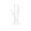 Glasbong "Cactus", transp.; straight; Ø 5 cm; H: 49 cm; Schliff 18,8 mm
