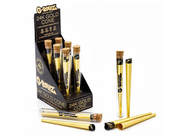 G-ROLLZ "Golden Cone" (24k GOLD) 6er Display