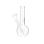 Glasbong "Micro", transp.; round base; Ø 2,4 cm; H: 16 cm; Schliff 14,5 mm