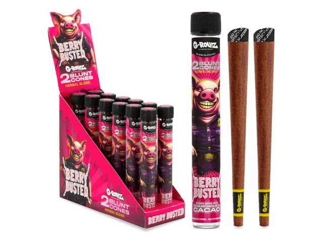 G-ROLLZ "Berry Busted" mit Terpenen angereicherte Cones, 12er Display