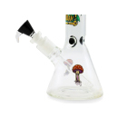 Glasbong "Tiki", transp.; Beaker; &Oslash; 4...
