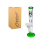 Glasbong "Pilz"; 3-fach sort.; Ø 4 cm; Höhe 30 cm, Chillum & Diffusor