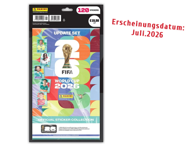 Panini FIFA WM 2026; Sticker - Update Set