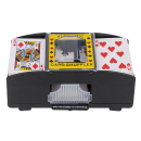 Spielkartenmischgerät; ca. 21 x 11,5 x 9,5 cm; UVP: 11,95 Euro