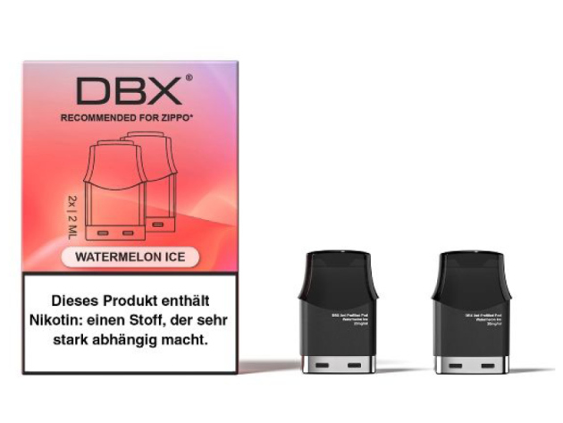 DBX Pods (2er Set) für Zippo - Watermelon Ice (Wassermelone, Eis) - 20mg