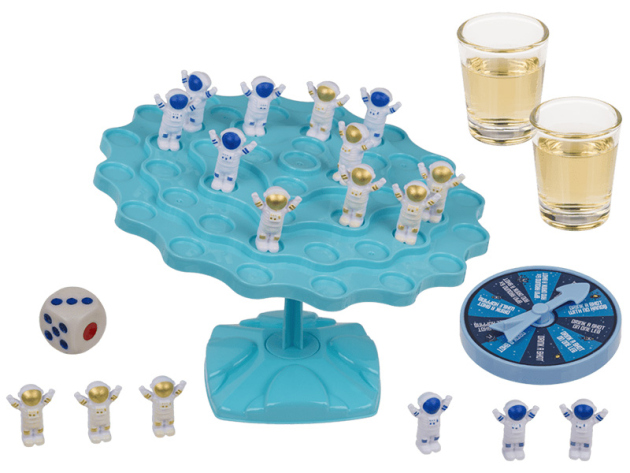 Trinkspiel "Spaced Out", ca. 16,8 cm: 2x Shooter Gläser; UVP: 9,99 Euro