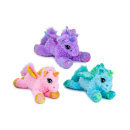 Einhorn mit Flügel, 3-fach sortiert, 25cm, einzeln