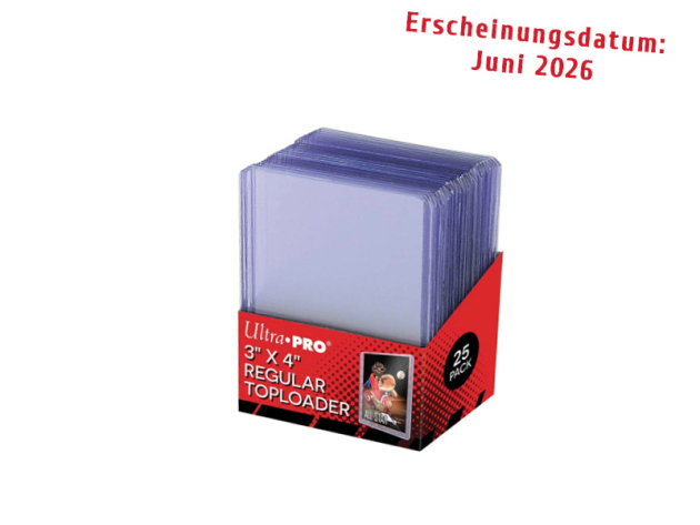 Ultra Pro Toploader - Regular - 3" x 4", 25 Stück