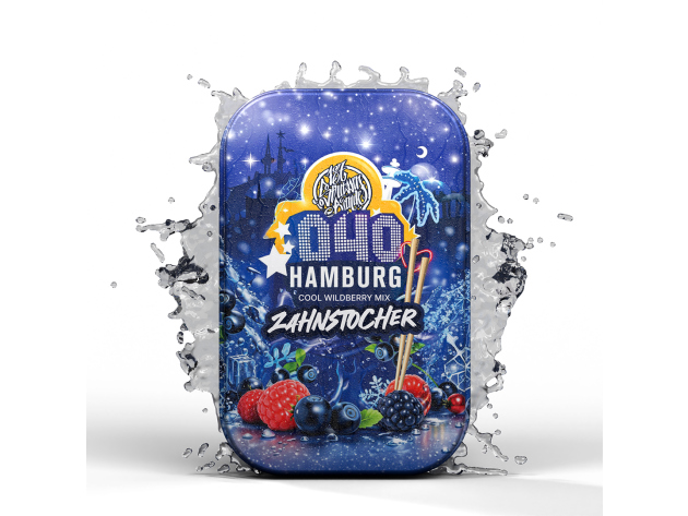 187 Zahnstocher - HAMBURG (Waldbeeren Mix) 100er Dose