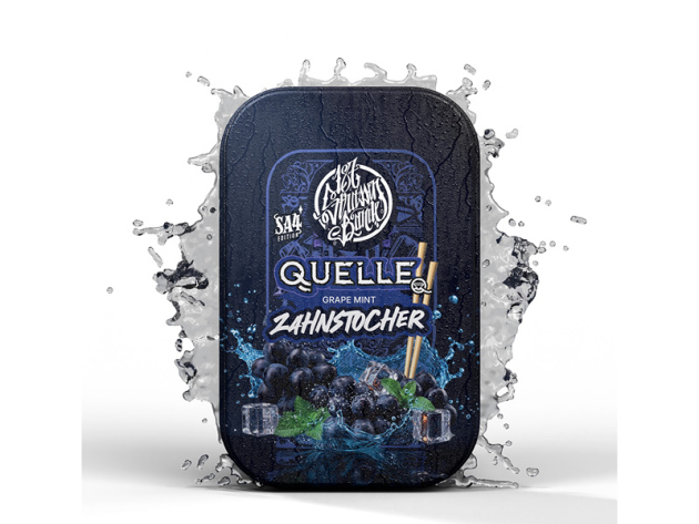 187 Zahnstocher - Quelle (Traube-Minze) 100er Dose