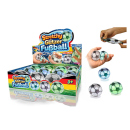 Stretchy Glitzer Ball Fussball, 65mm, 12er Display