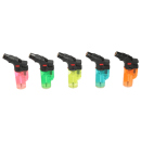 Sturmfeuerzeuge Brenner "Shisha Jet" Transparent, 5-fach sortiert, 20er Display