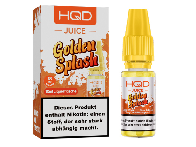 HQD JUICE - Golden Splash (Exotische Früchte) - Liquid - 18 mg - 10 ml