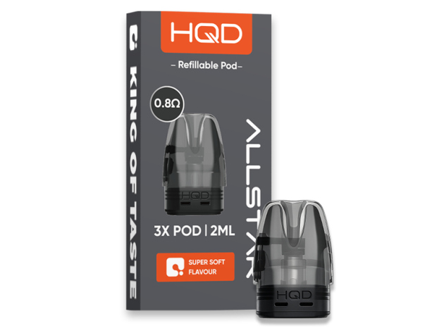 HQD Allstar Lite Refillable Pod - 0,8 ohm - 2 ml