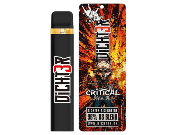 DICHT3R H3 Superior - Critical Afghani Kush (Kräuter) - ca. 600 Züge - 96%