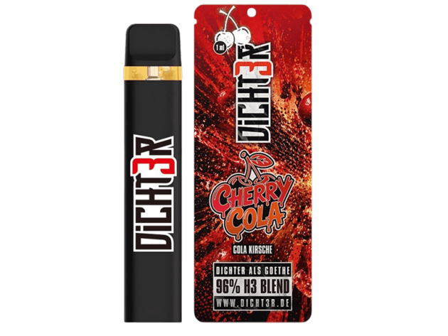 DICHT3R H3 Superior - Cherry Cola (Kirsch, Cola) - ca. 600 Züge - 96%