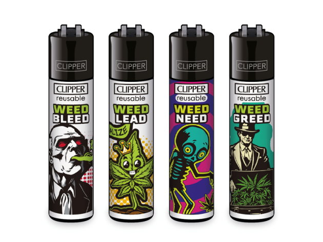 Clipper Large WEED RHYME, 48er Display