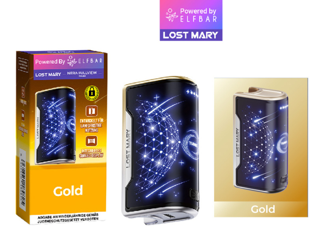 Lost Mary -  Nera Max Fullview Device - Gold