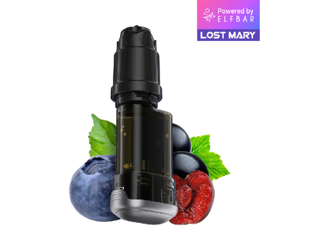 Lost Mary - Nera Max 15K Refill Container - Blueberry Cherry Blackberry (Blau- u. Brombeere, Kirsche) - 20 mg - 10ml