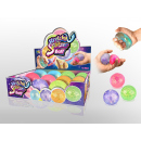 Stretchy Glitzer "Ball"; 6-fach sort.; 12er...